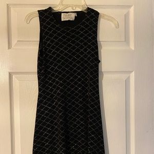 Marian & Maral black w silver sparkle dress